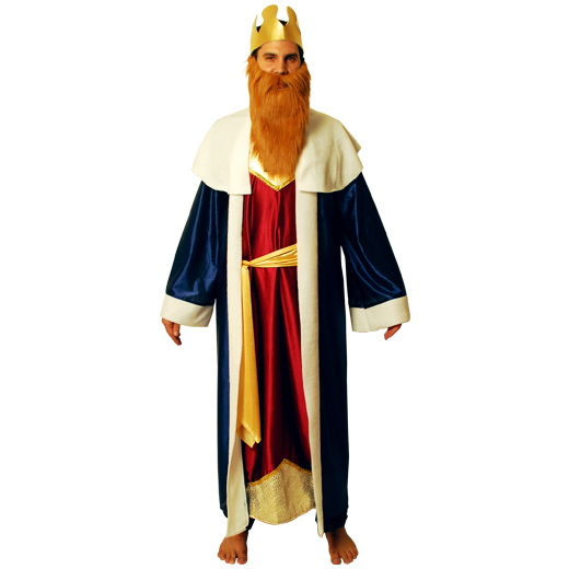 REF 416. Disfraz de Rey Melchor deluxe. Talla única