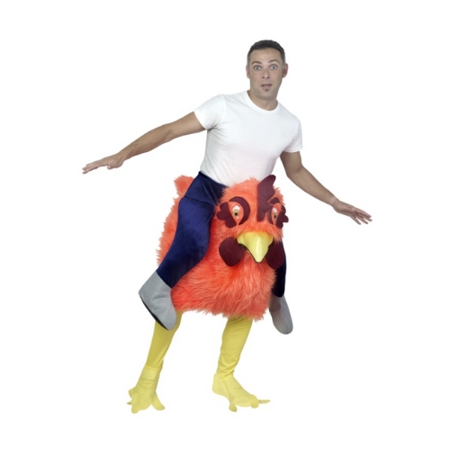 REF 407. Disfraz de Gallina Naranja. Talla única